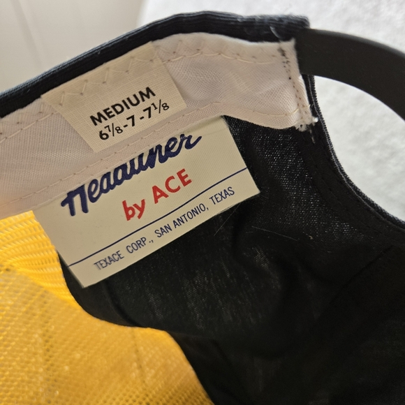 Vintage Ajax Black and Yellow Trucker Hat - Picture 9 of 9